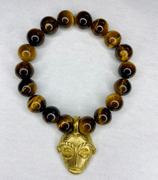 Tigers Eye & Protection Charm