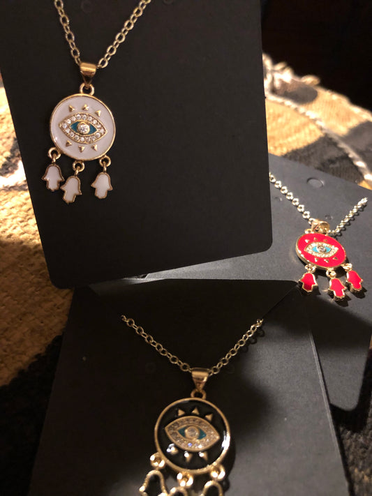Evil Eye/Hamsa Necklace