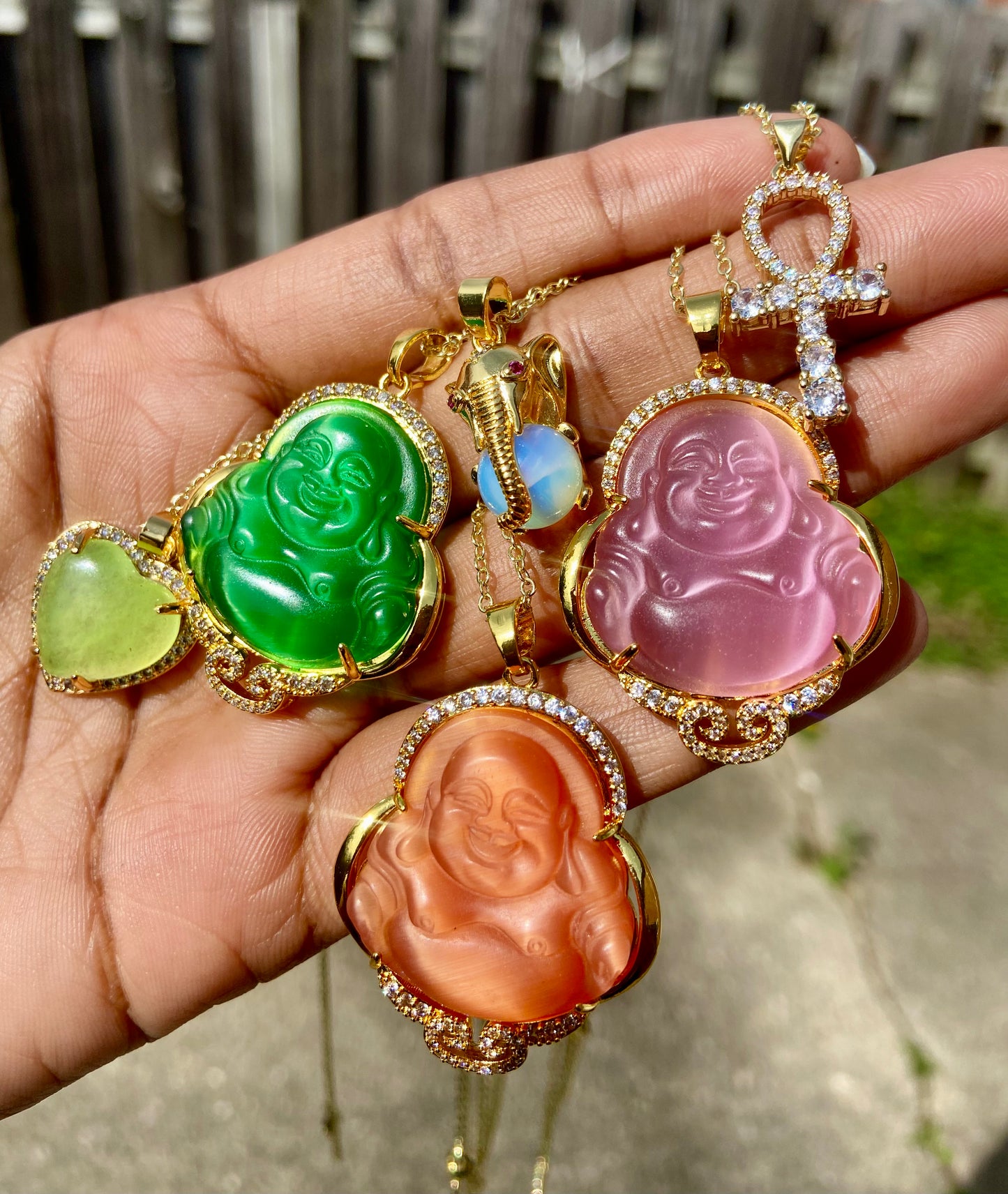Jade Buddha Necklace