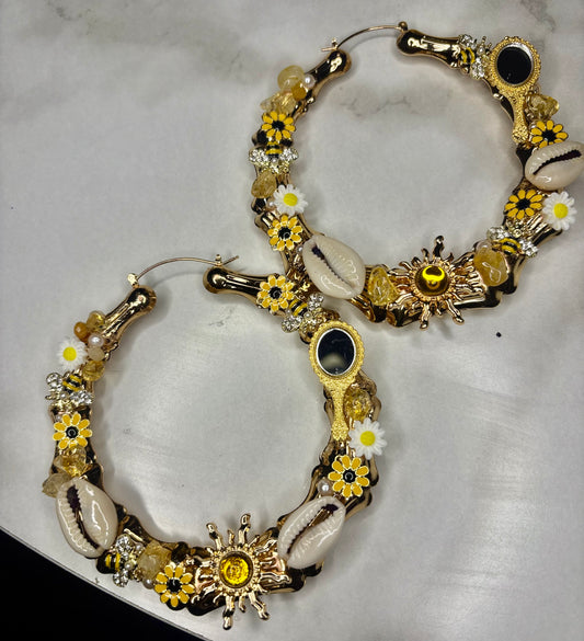 Honey & Gold Hoops
