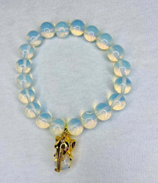 Opal Elephant Bracelet