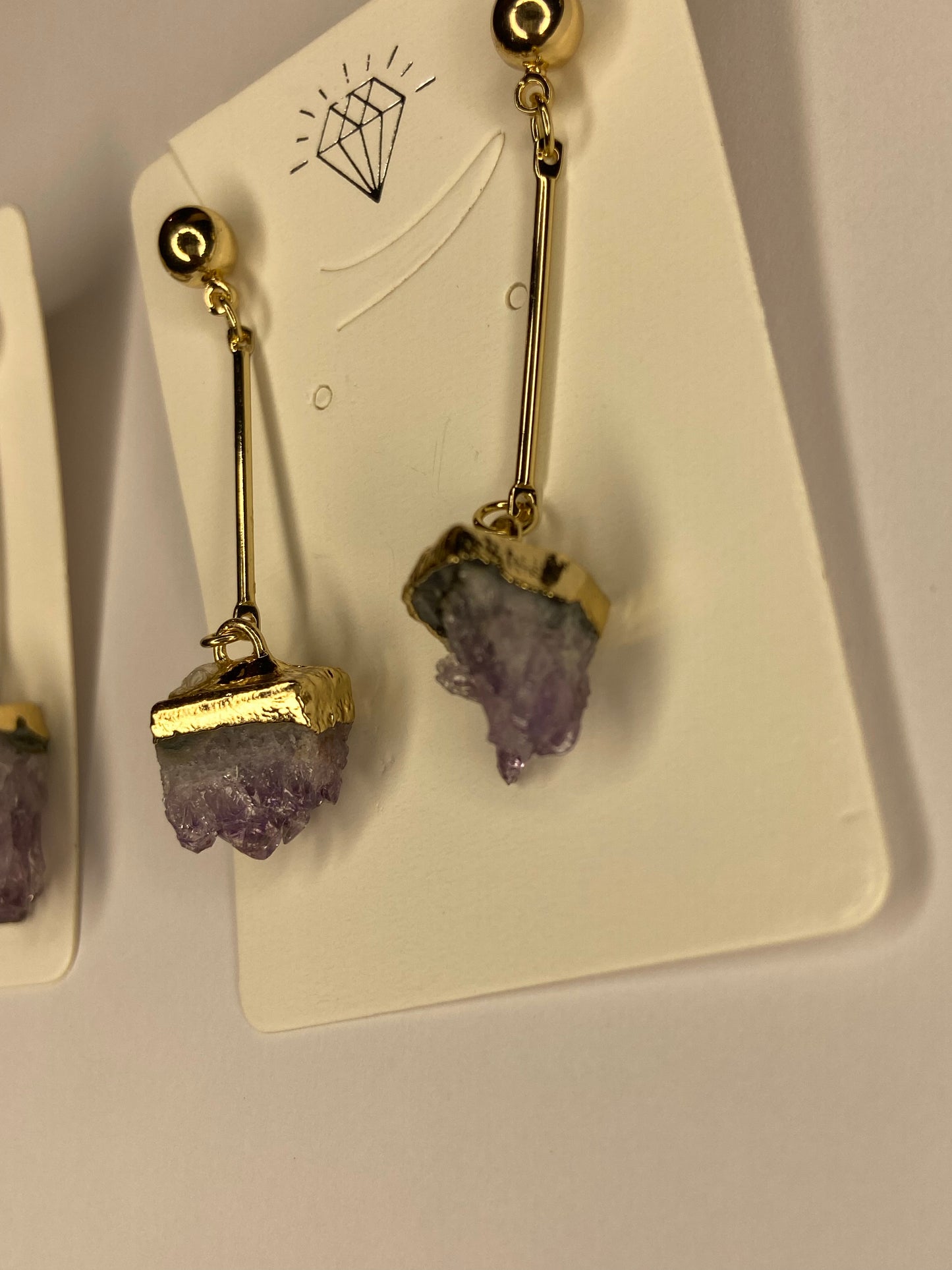 Amethyst Drop Earrings