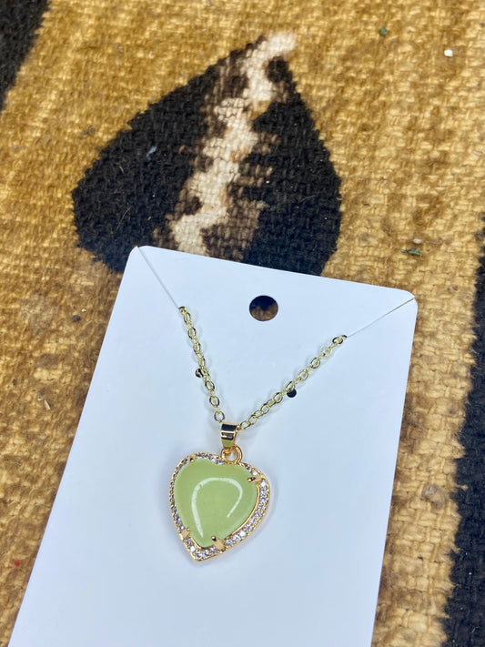 Jade Heart Pendant