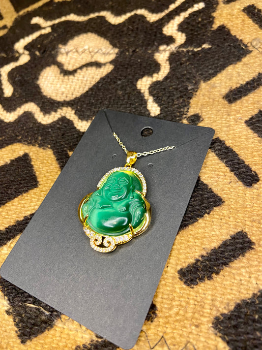Jade Buddha Necklace